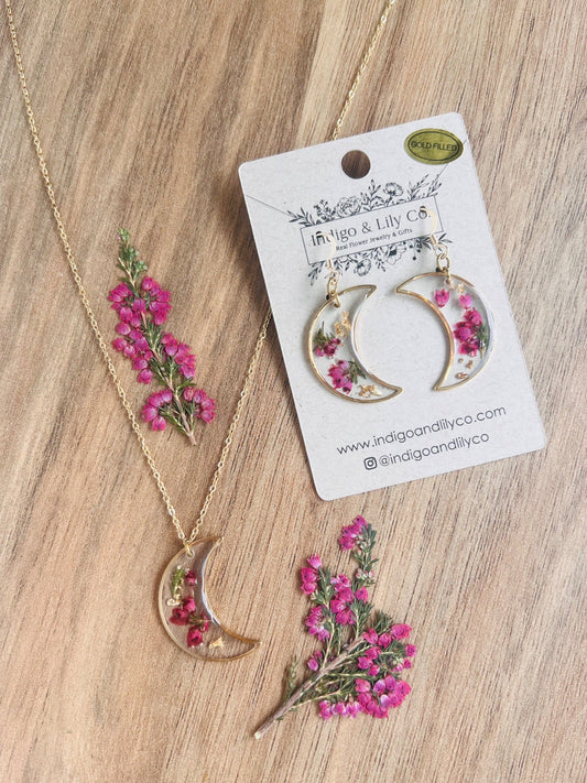 Pressed Floral Earrings - 1