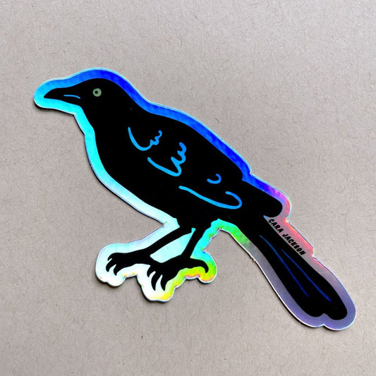 Grouchy Grackle Sticker - 1