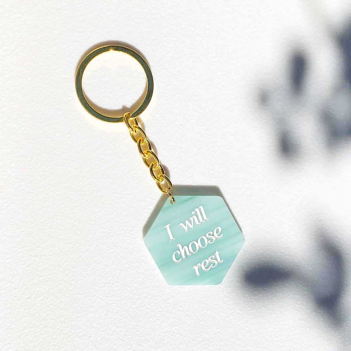 I Will Choose Rest Keychain - 1