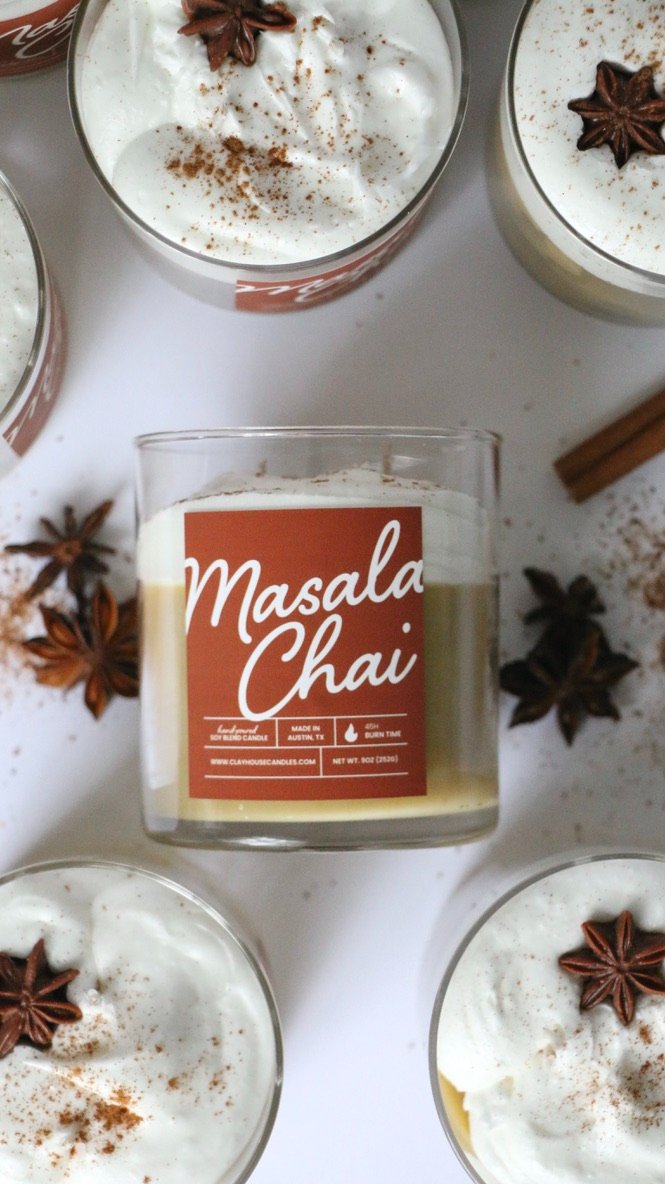Masala Chai Container Candle  - 3