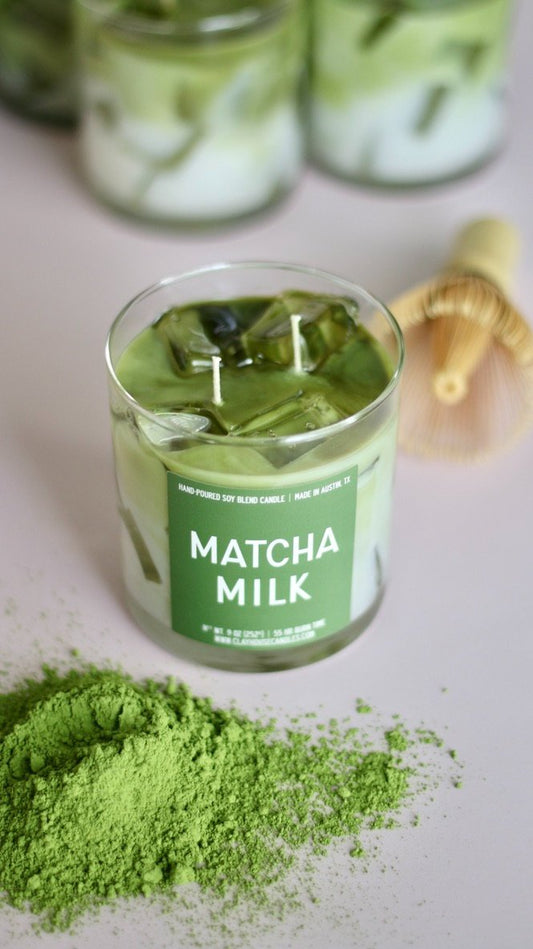 Matcha Milk Container Candle  - 1