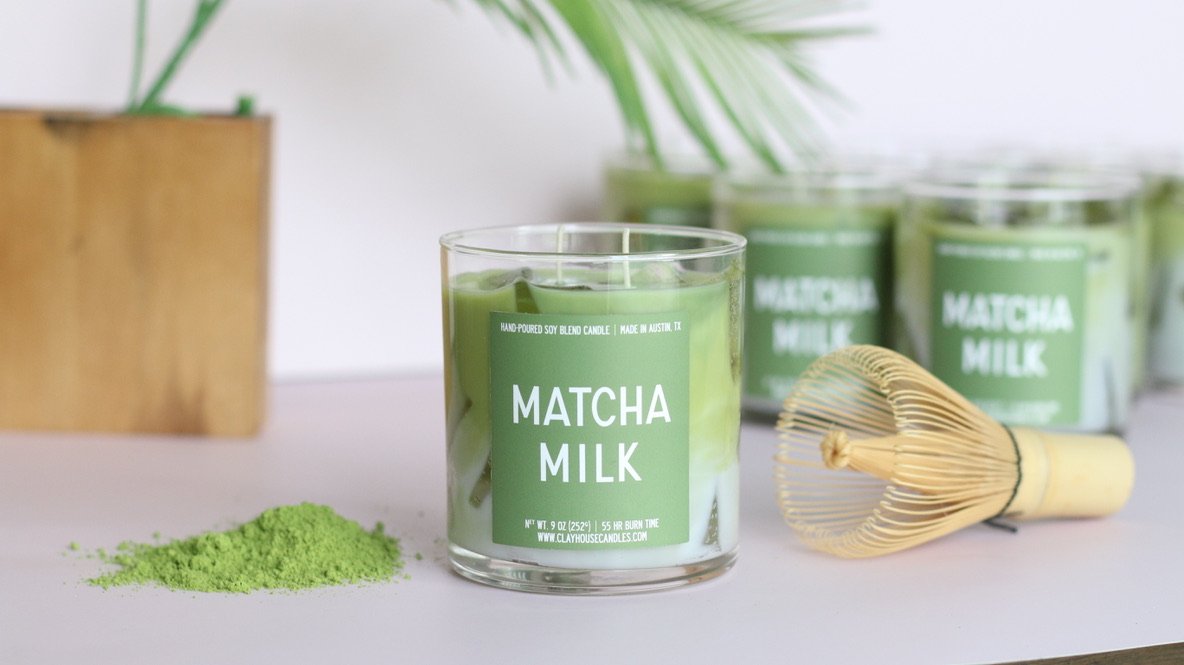 Matcha Milk Container Candle  - 2