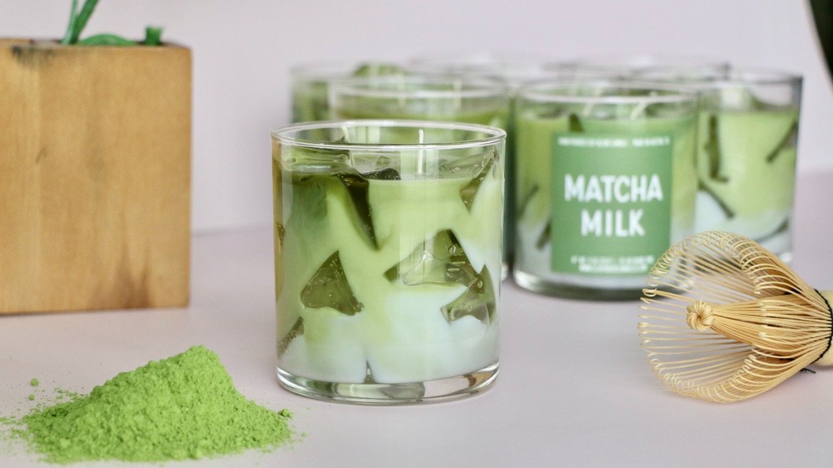Matcha Milk Container Candle  - 3