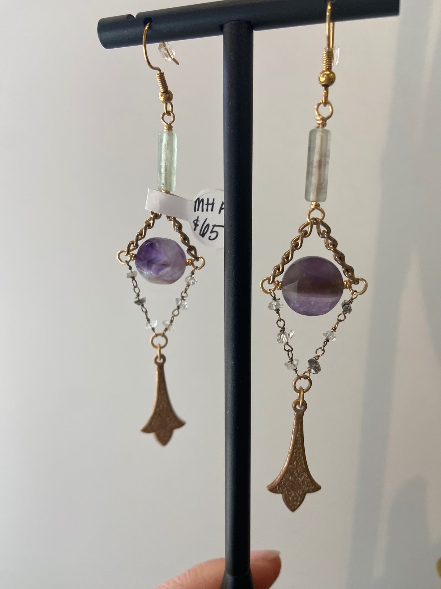 Crystal Earrings by MH Pikes