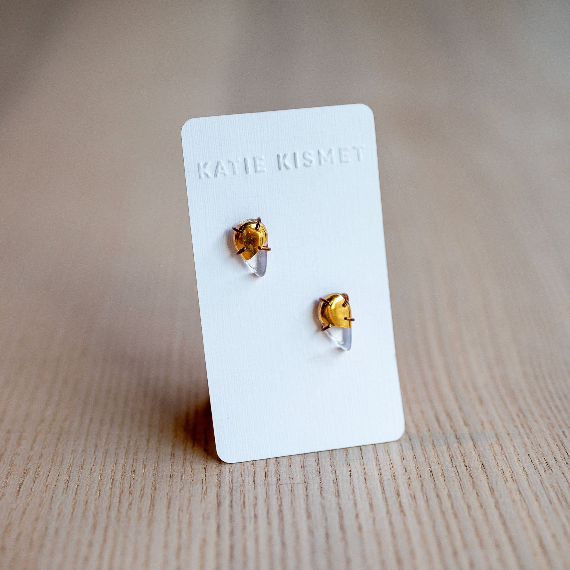 Glass "Bud" Stud Earring - 2