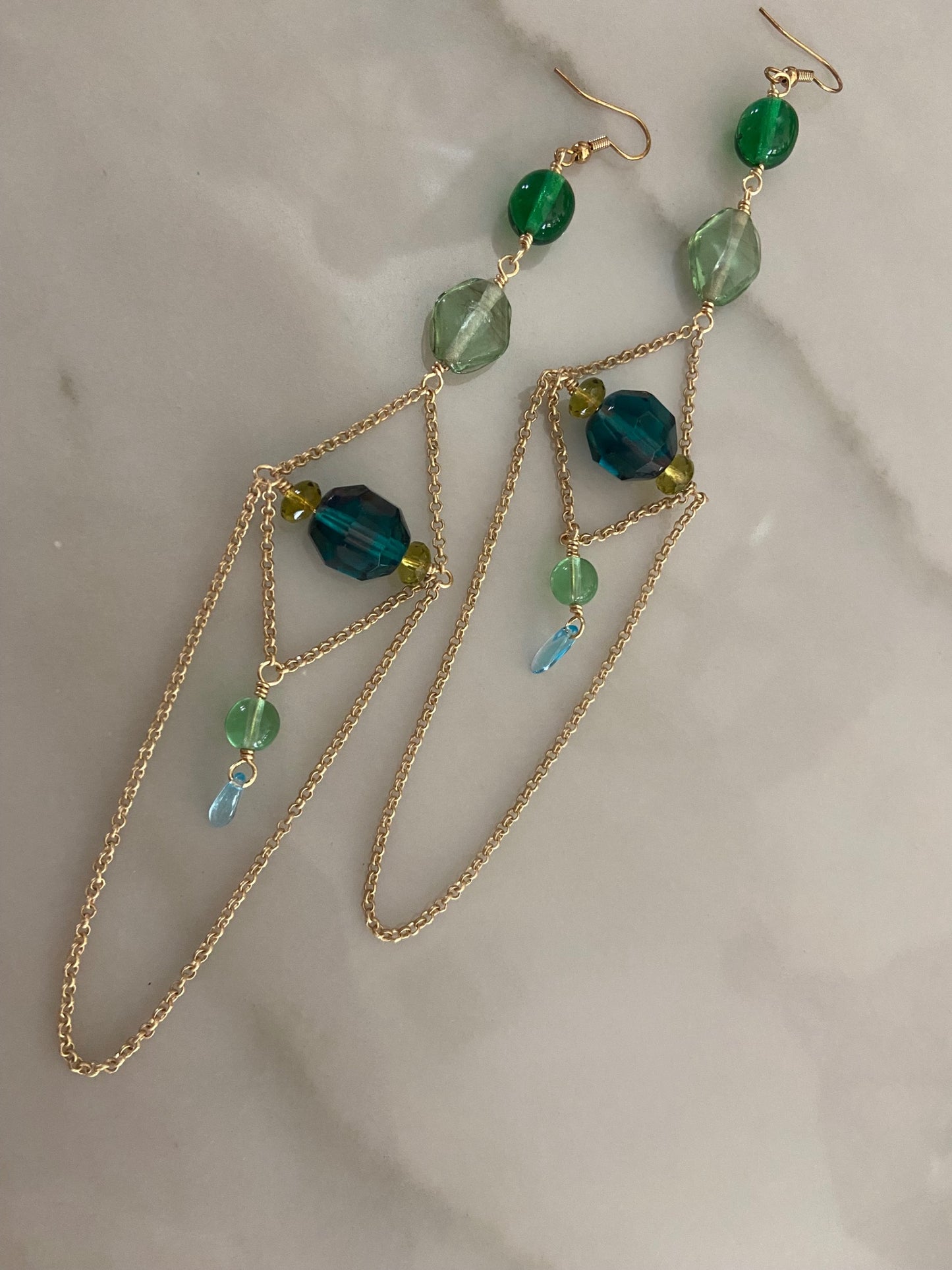 Crystal Earrings by MH Pikes