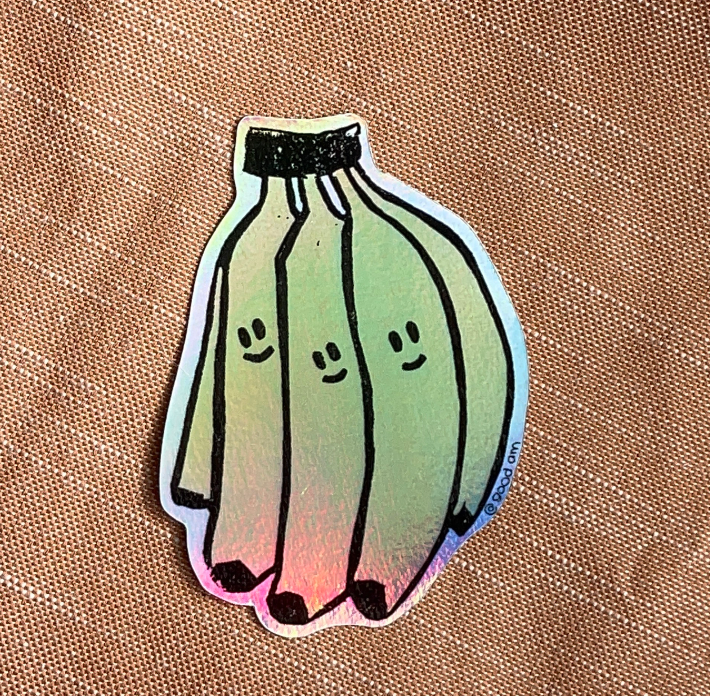 Banana Bunch Sticker - 1