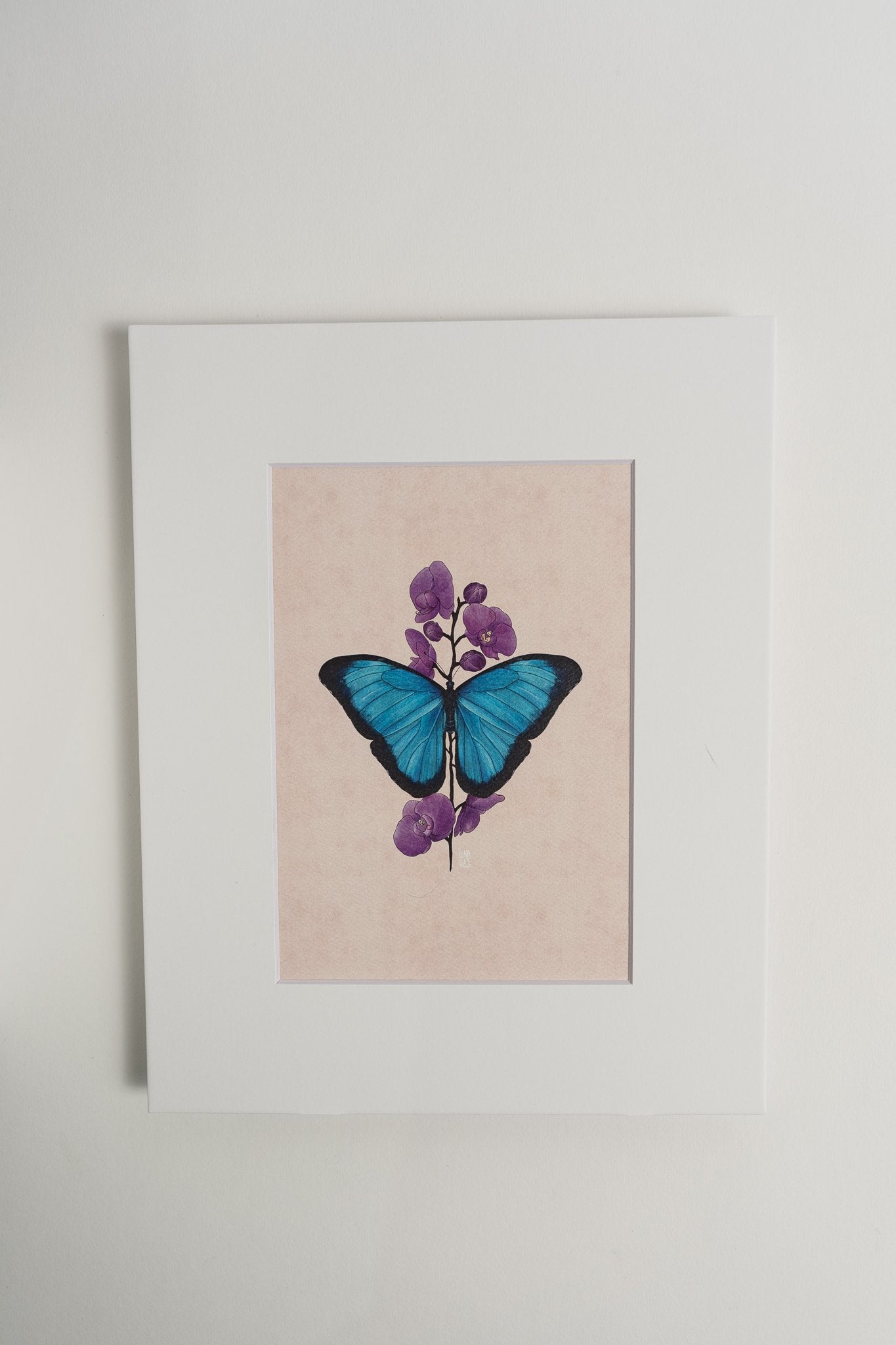 Art Print - Blue Butterfly - 3