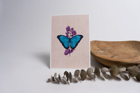 Art Print - Blue Butterfly - 1