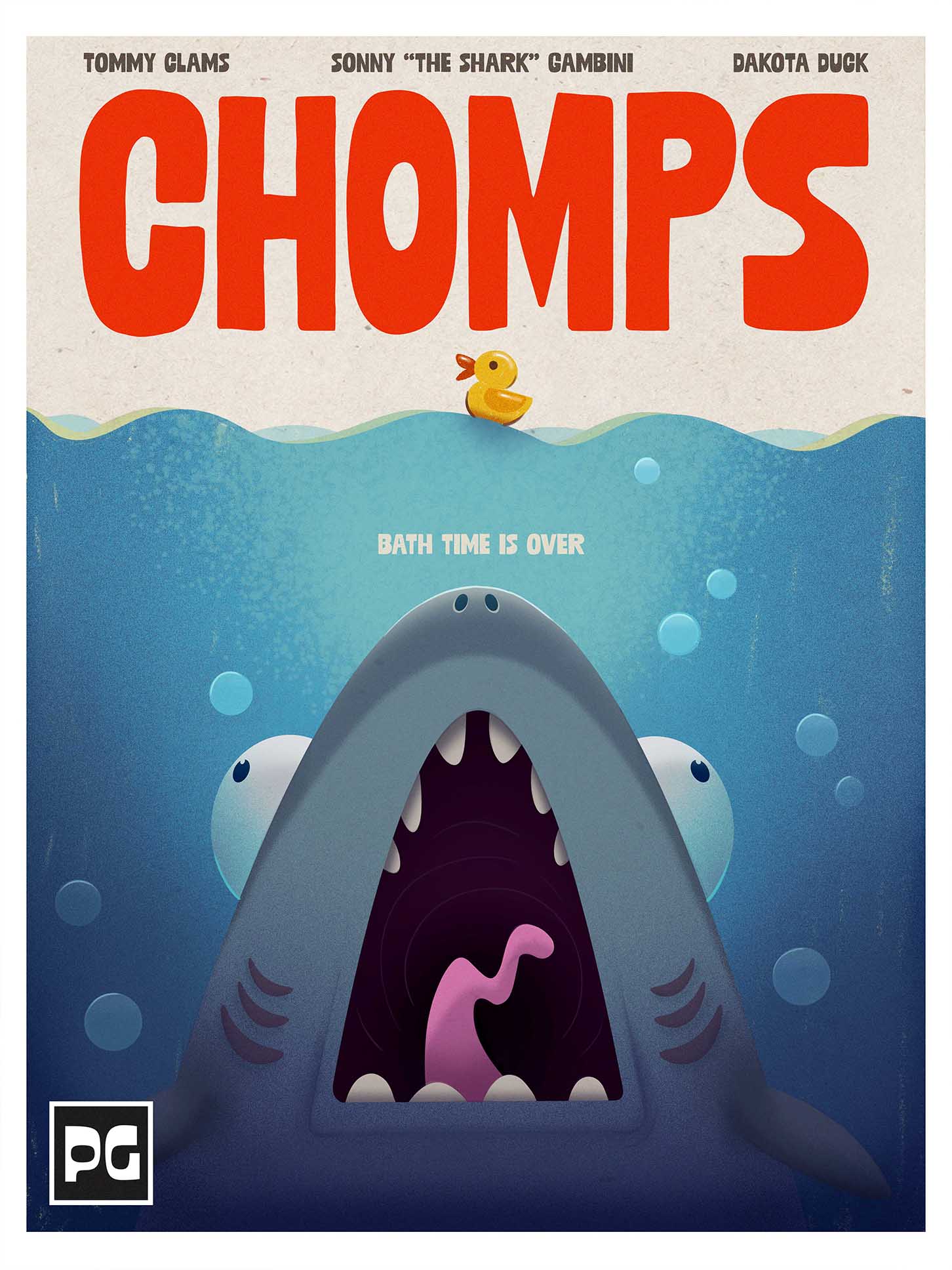 "Chomps" Print - 2