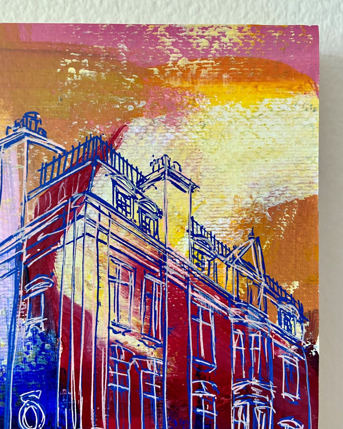 Original Painting- "Coming Home, Study #2" - by Malti B Lee - 2