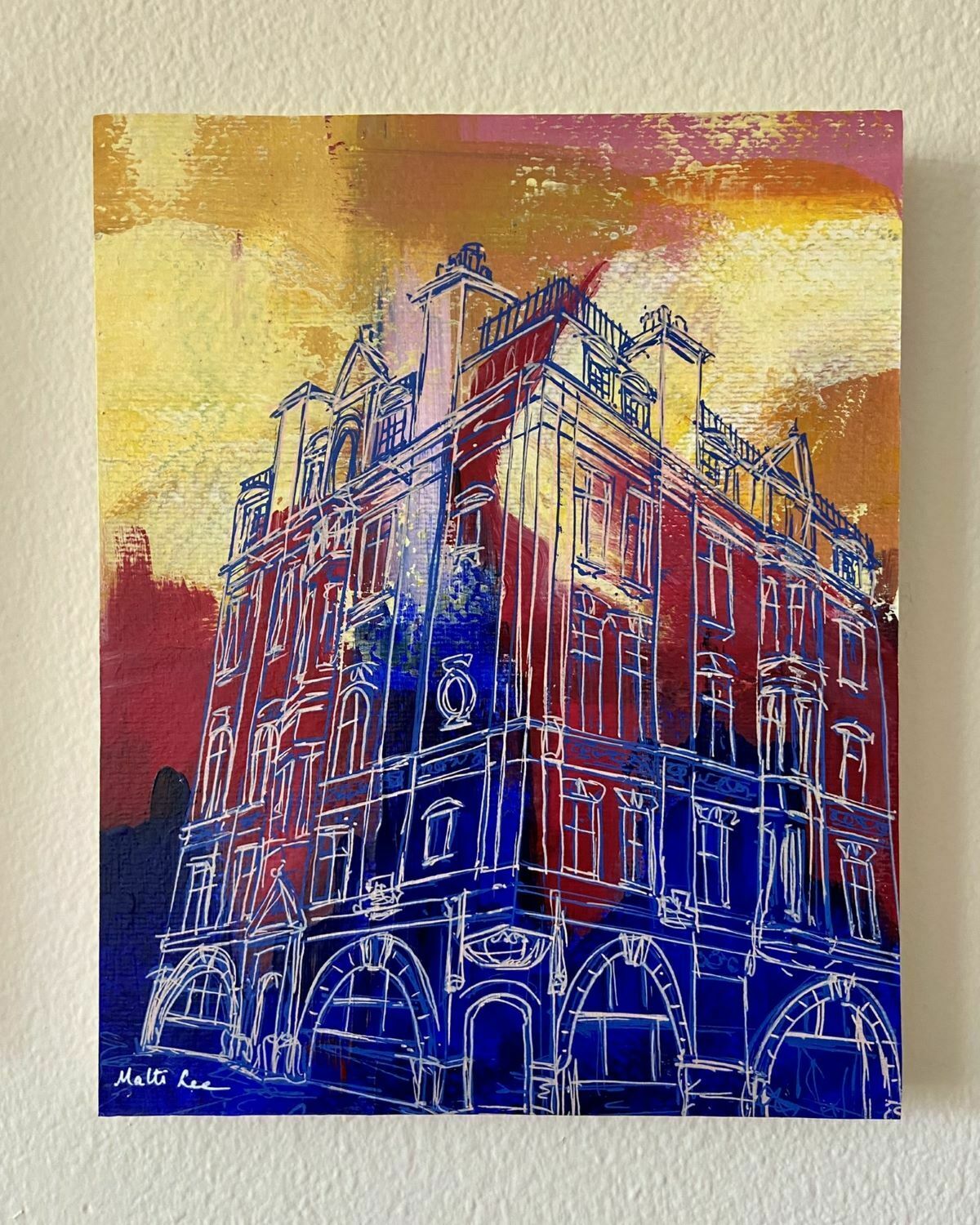 Original Painting- "Coming Home, Study #2" - by Malti B Lee - 4