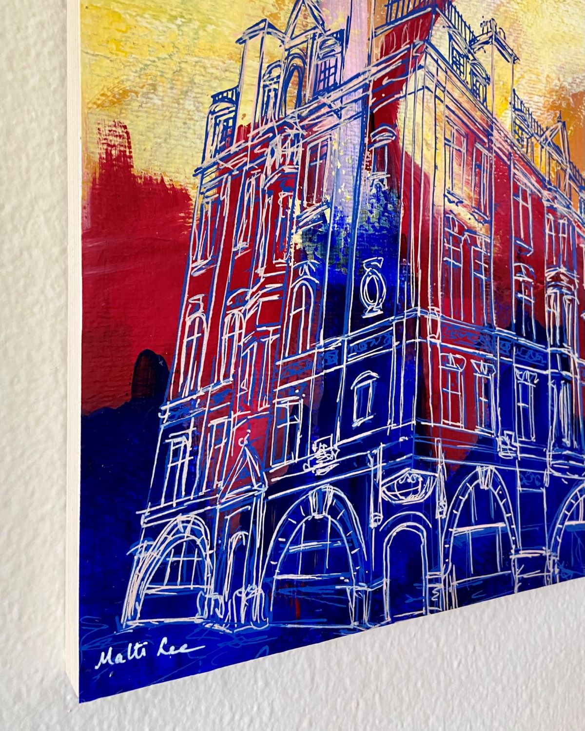 Original Painting- "Coming Home, Study #2" - by Malti B Lee - 3