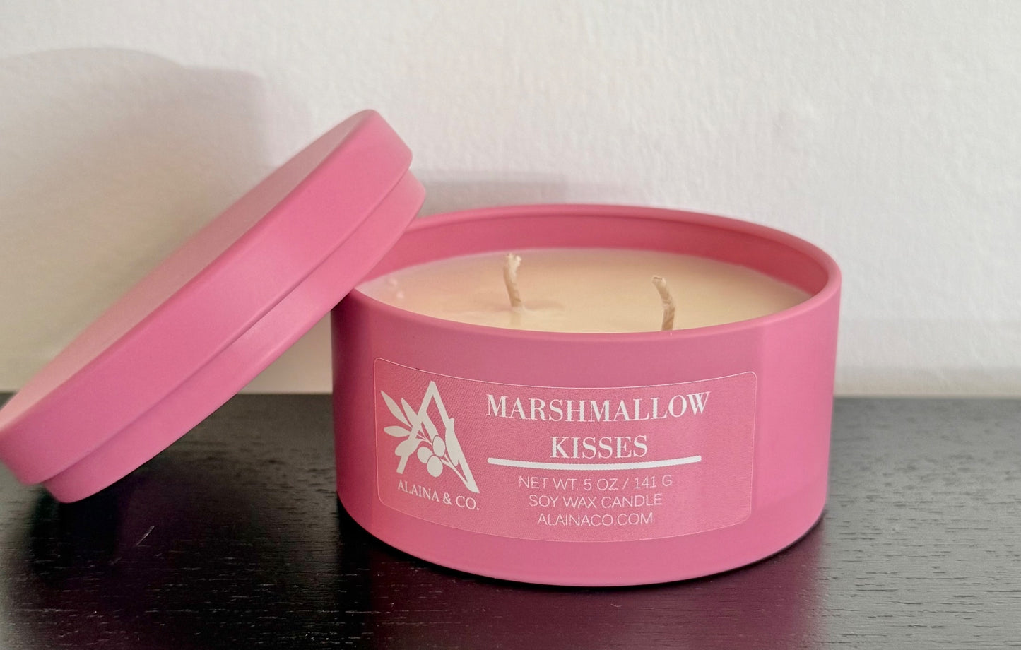 Pink Candle Tin - 5oz - 2