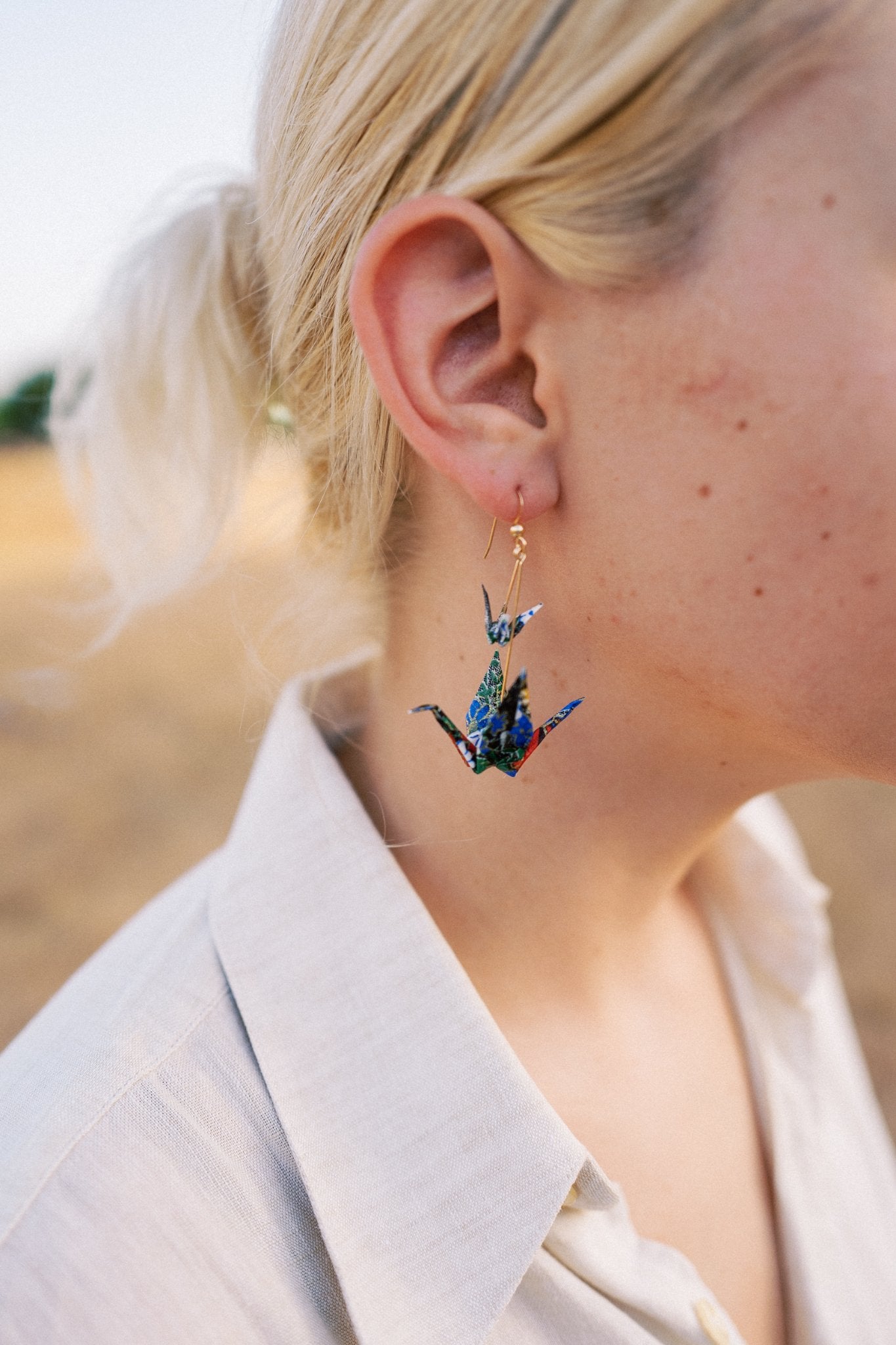Origami Earrings - 11
