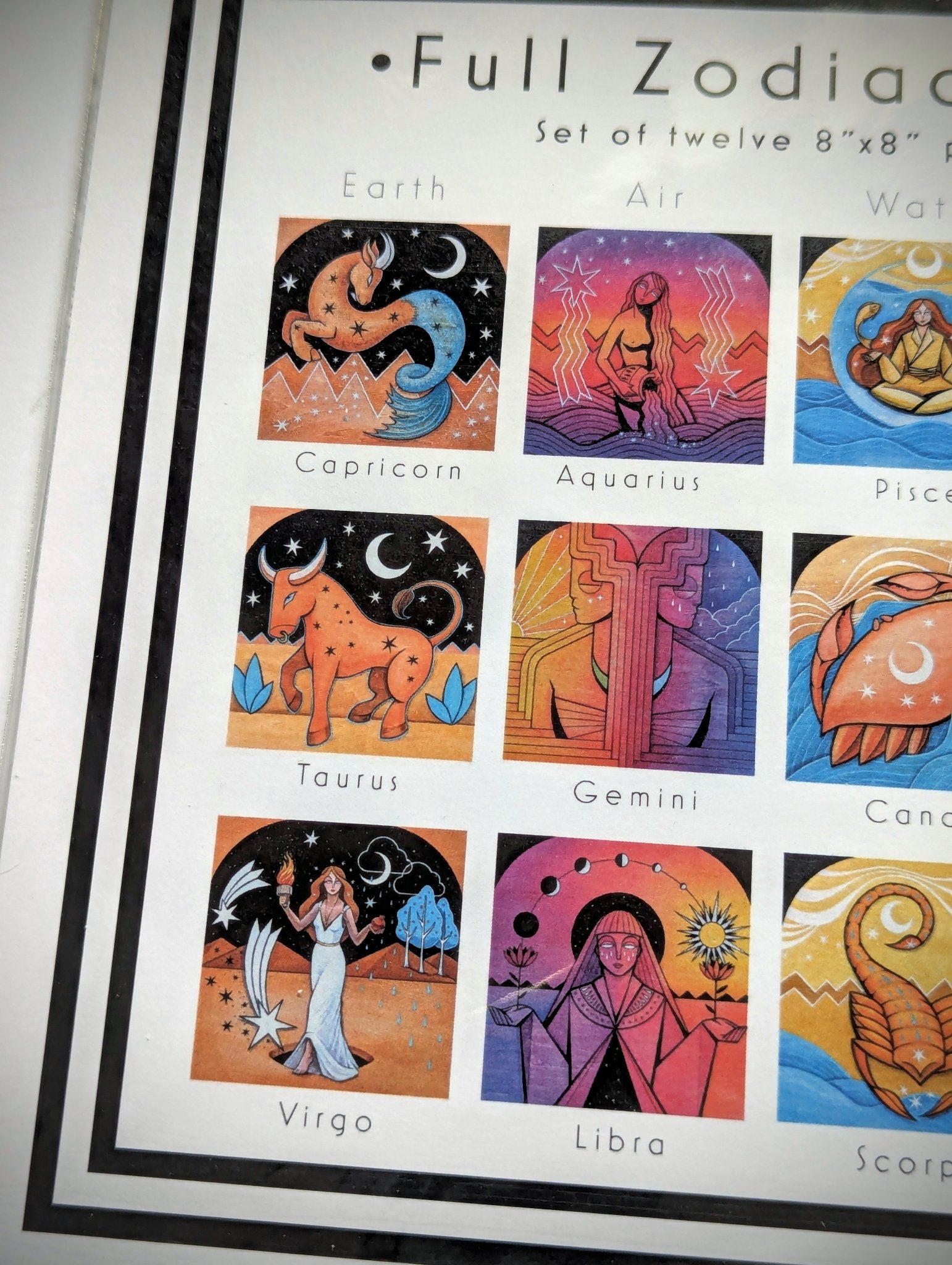 Zodiac 8"x8" Print Set - 2
