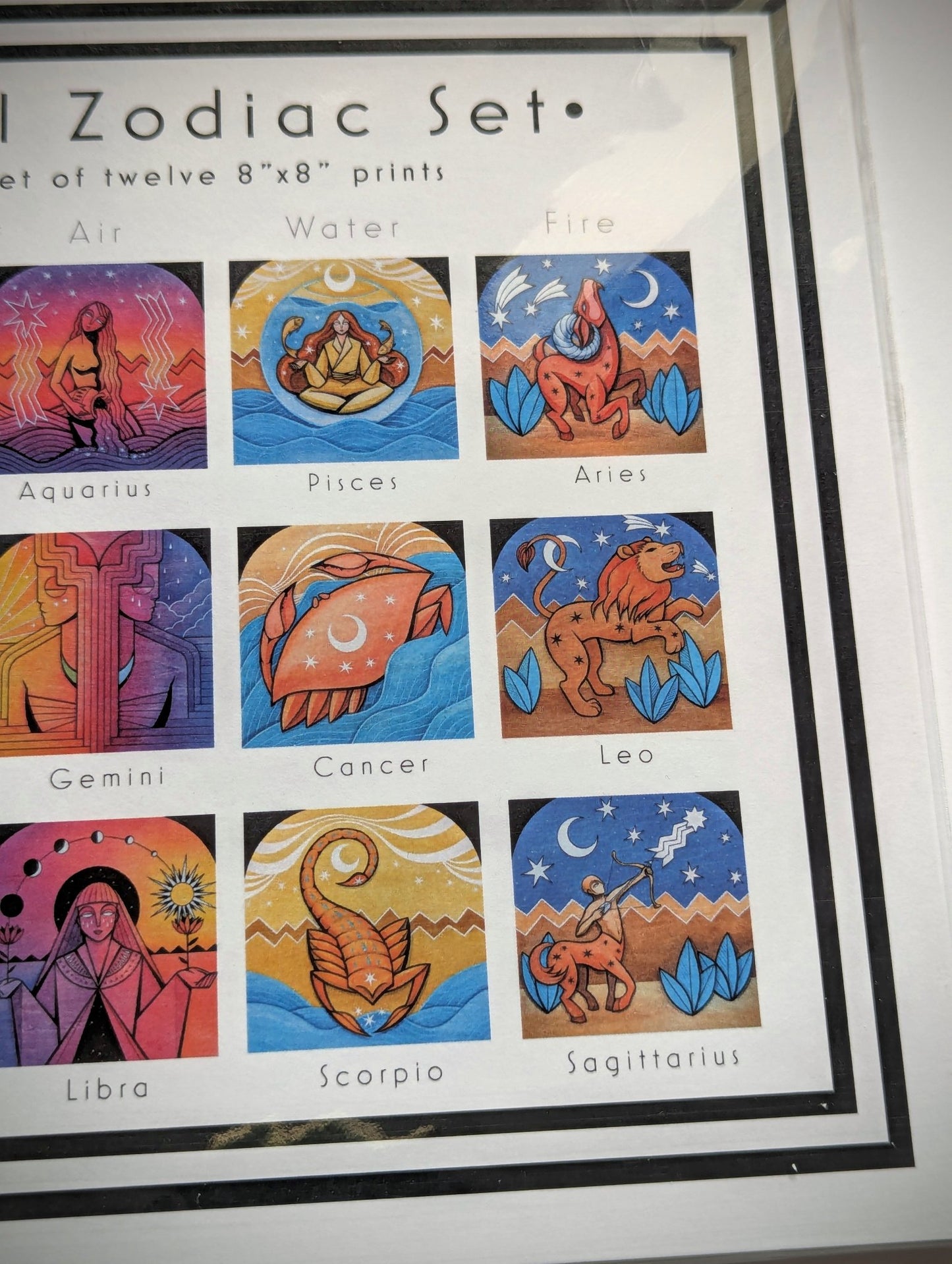 Zodiac 8"x8" Print Set - 3