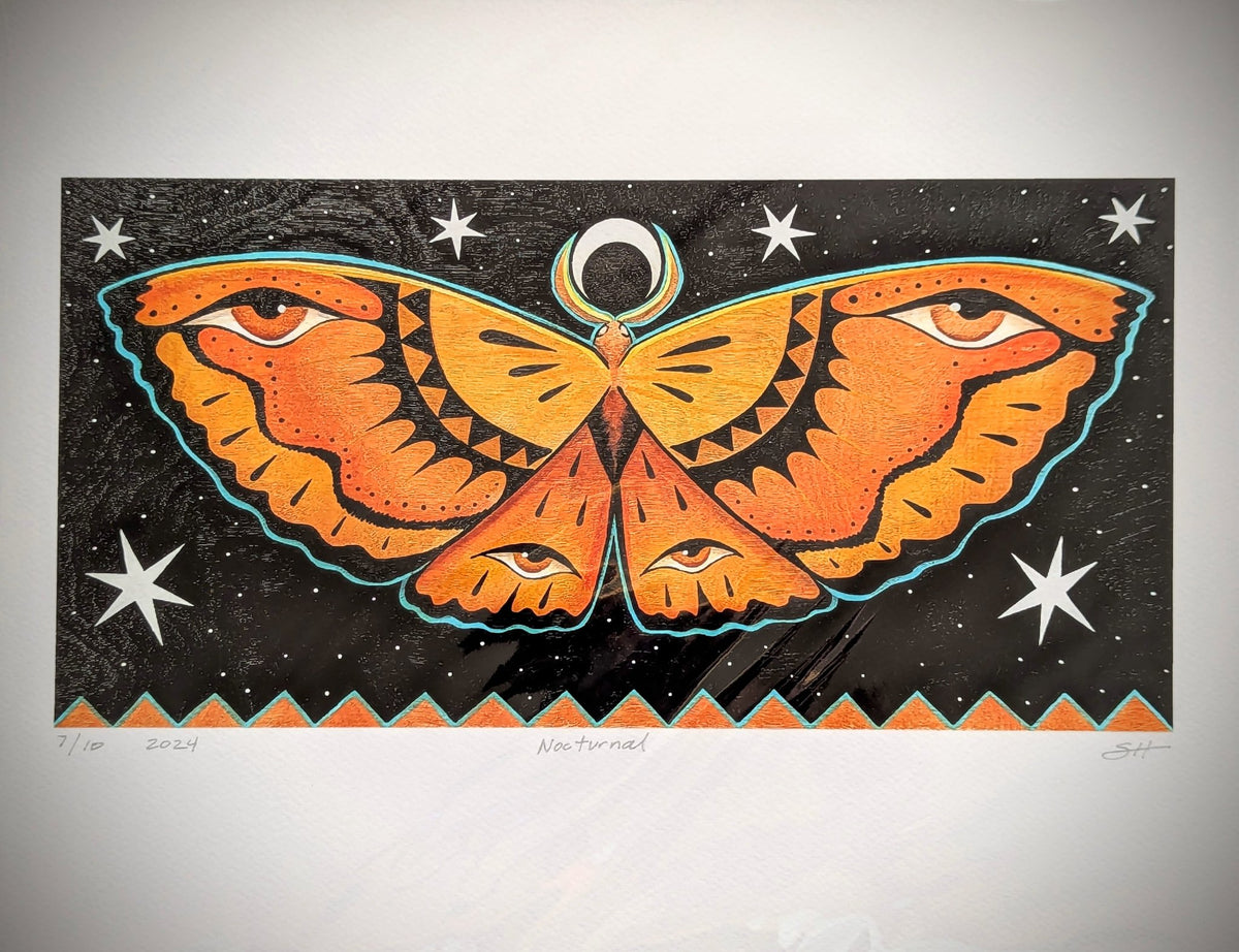 11"x14" fine art print- "Nocturnal" - 1