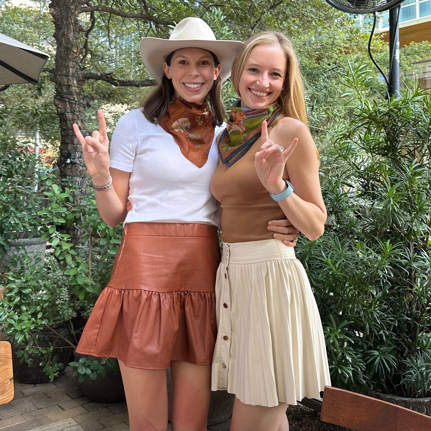 Longhorn Scarf, 26", Cotton Silk Blend - 3