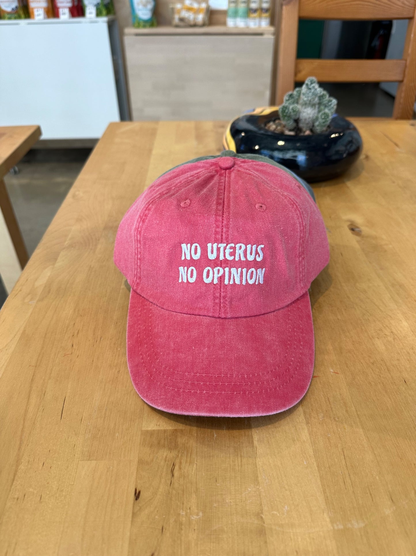 No Uterus, No Opinion Baseball Cap - 4
