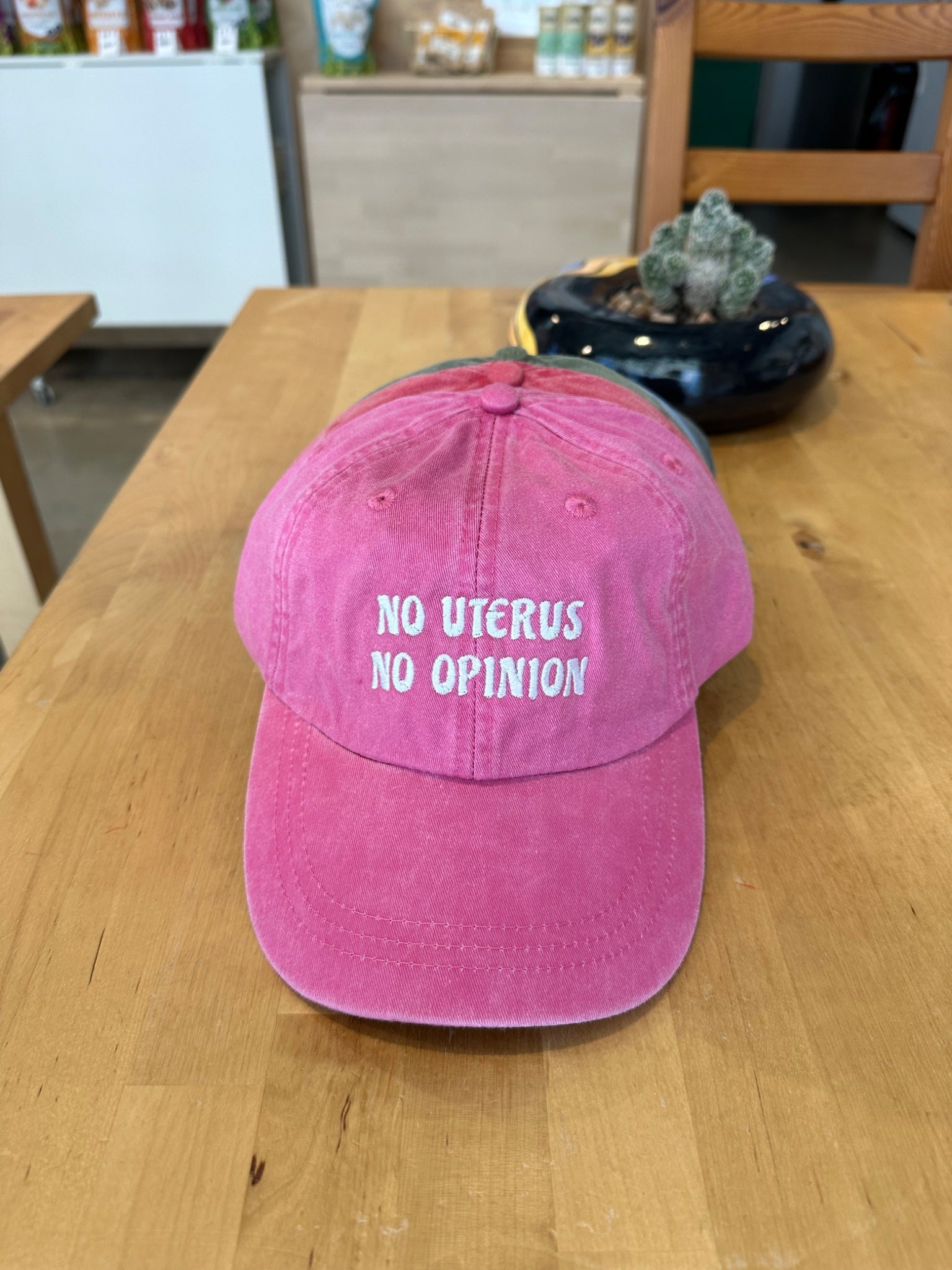 No Uterus, No Opinion Baseball Cap - 3