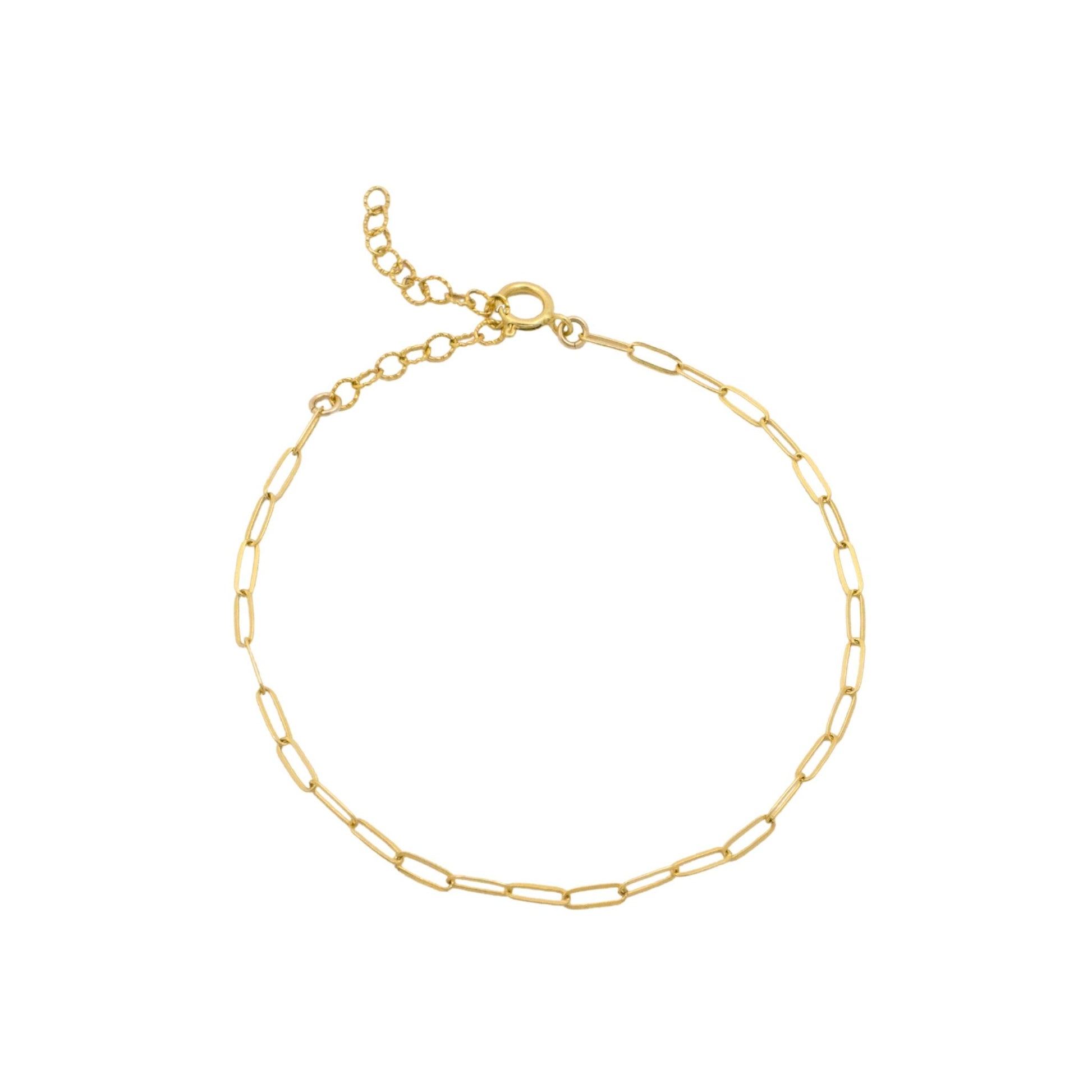 Bracelet - Petite Paperclip Chain 14k Gold-filled WBJ - 1