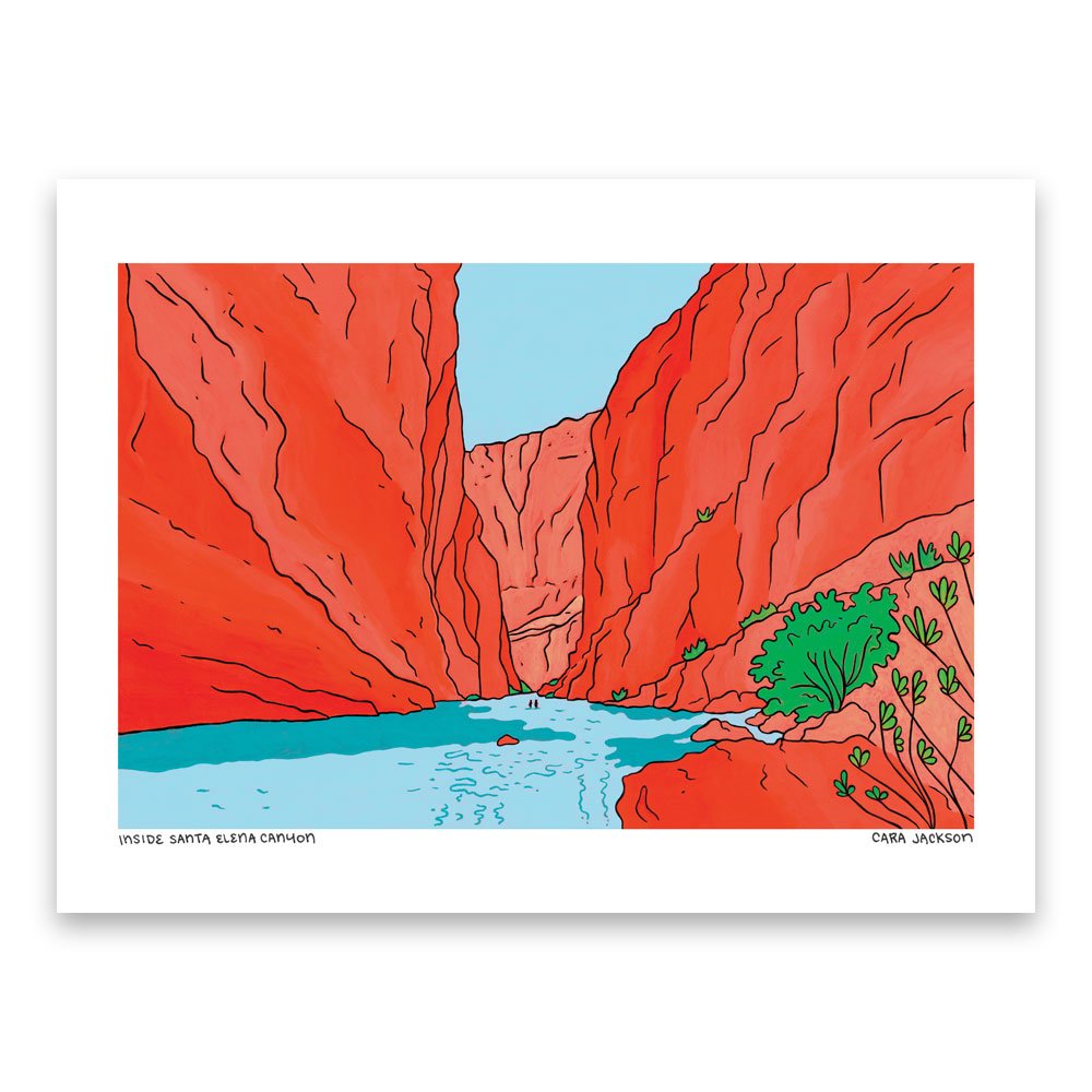 Inside Santa Elena Canyon Art Print - 1