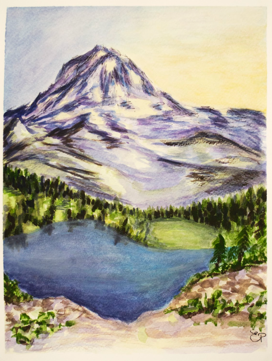 "Mt Rainier" National Park Print
