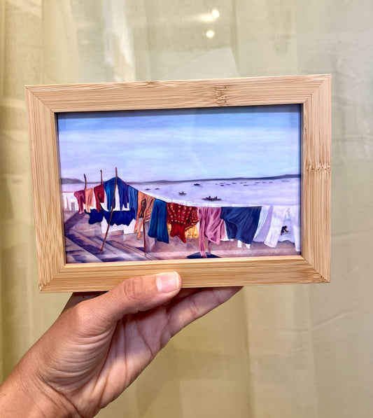 Clothesline Framed Print