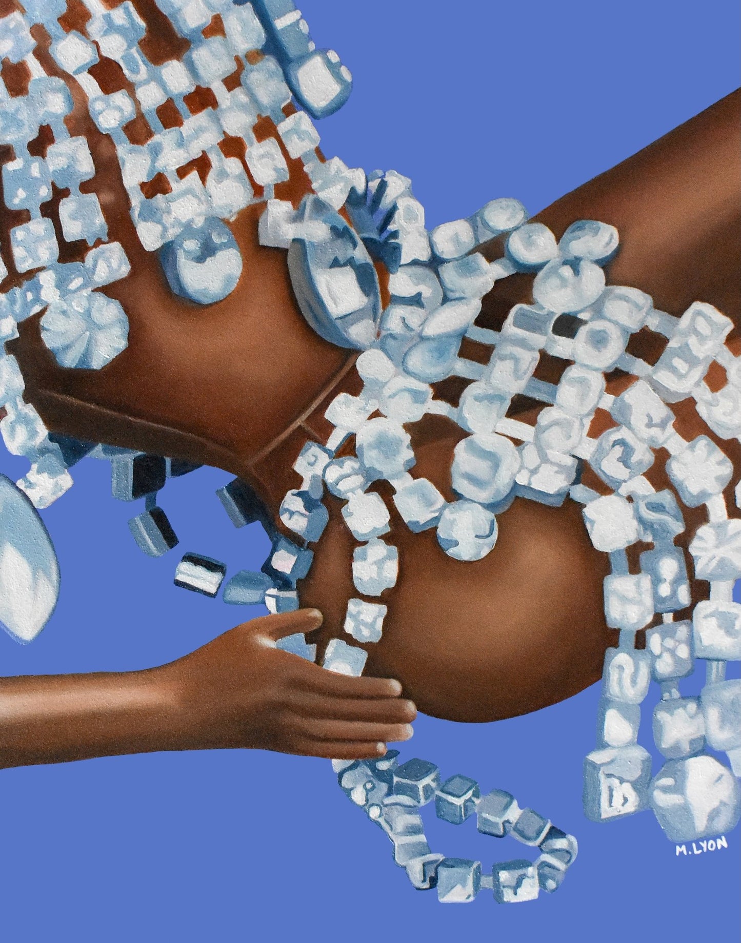 Art Print - Diamonds Are A Girl's Best Friend