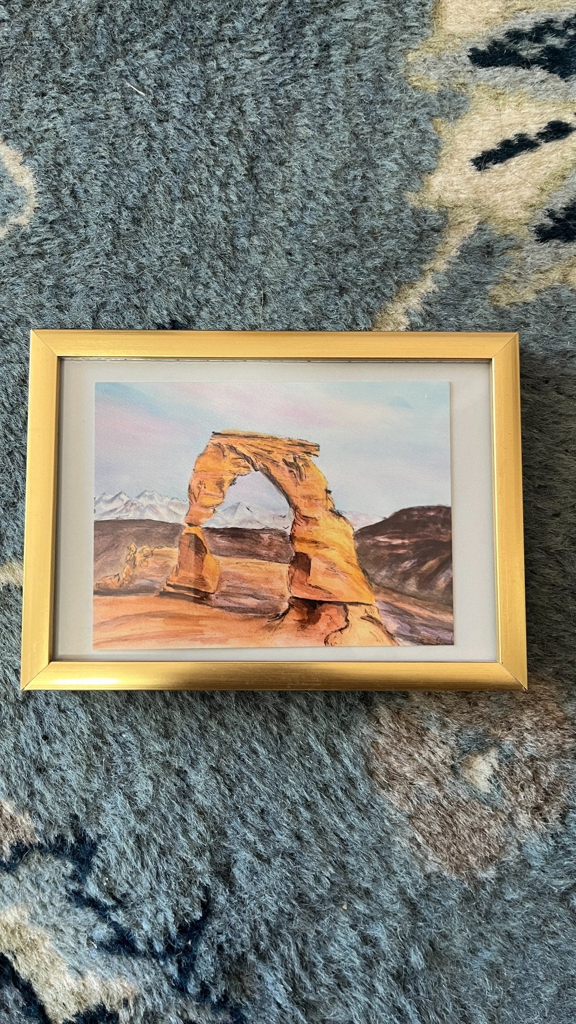 Gold Frame Print