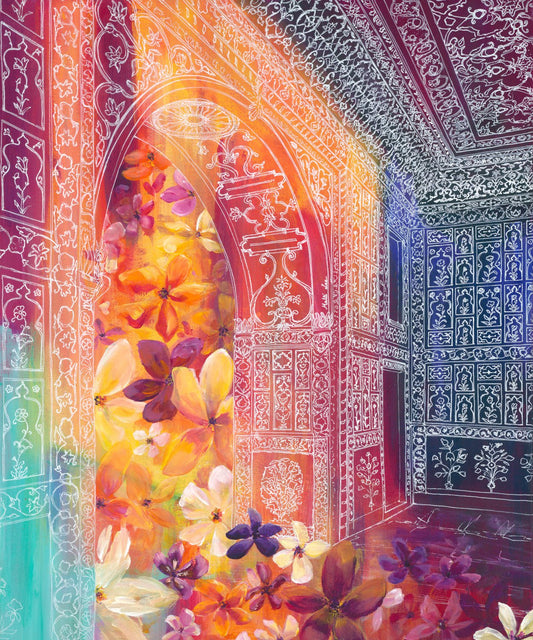 Print- "Beyond the Archway" - by Malti B Lee