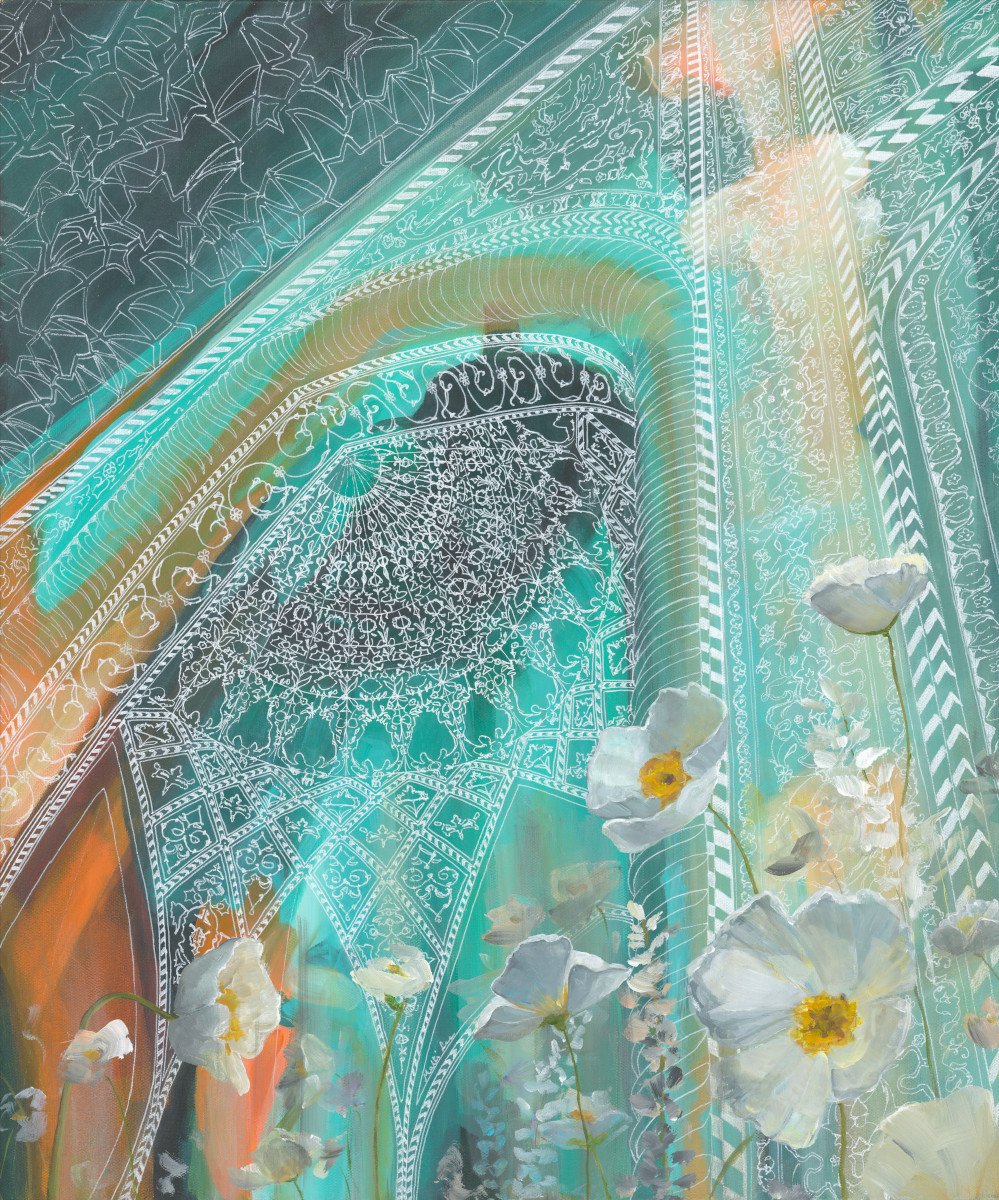 Print- "Whispers of a Perfumed Garden" - by Malti B Lee