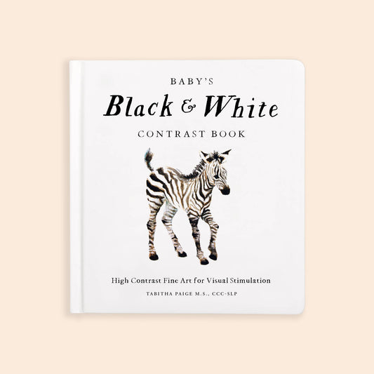 Black and White Contrast Book for Baby (Christmas Baby Gift)