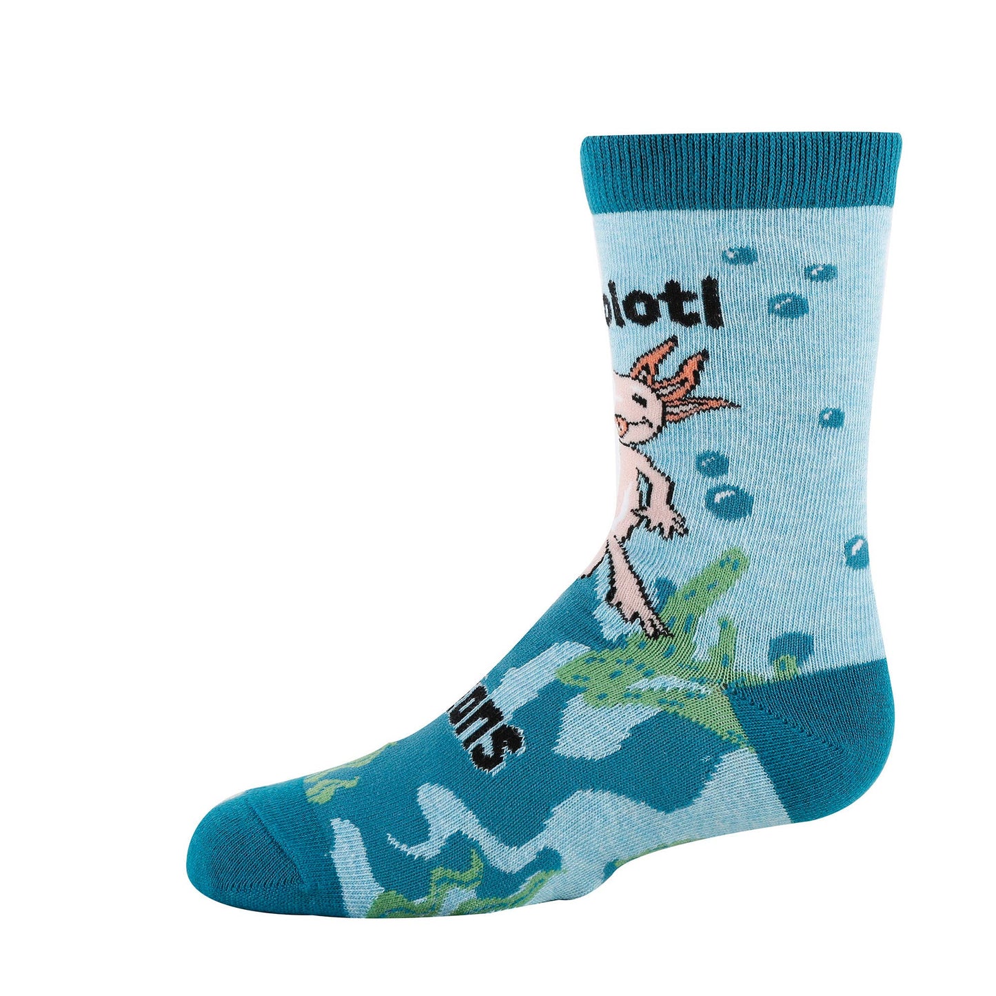 Axoloti Spirit | Kids' Funny Saying Cotton Crew Socks