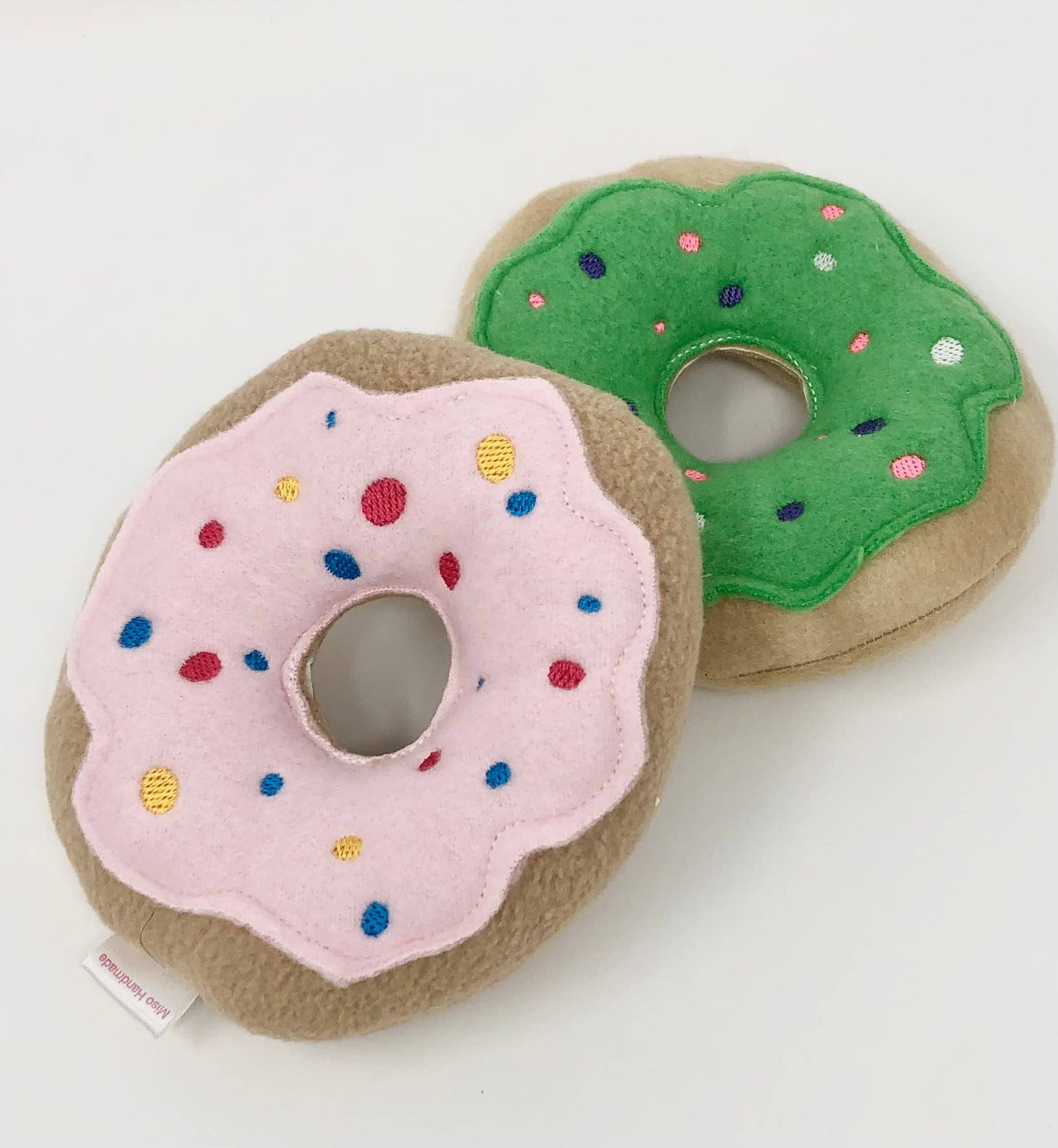Squeaky Dog Donut toys