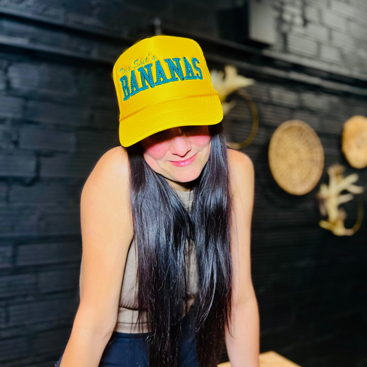 This Sh*t’s Bananas Trucker Hat – Puff Embroidery