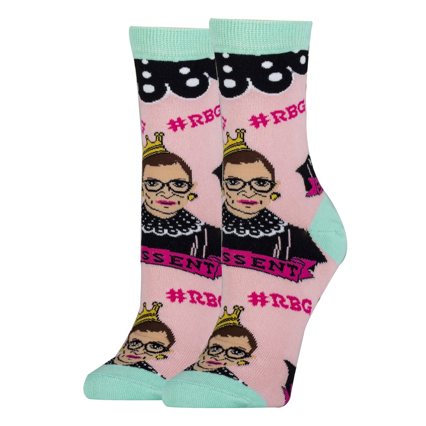 #RBG | Women's Novelty Cotton Crew Socks