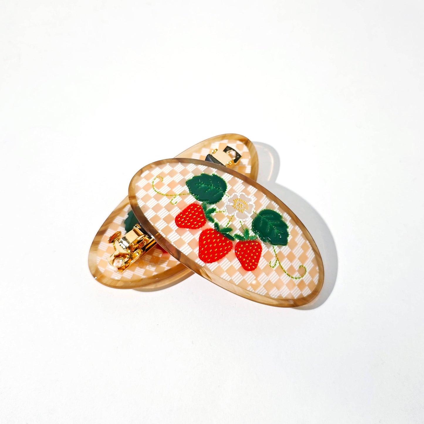 Strawberry Fields Ponytail Barrette