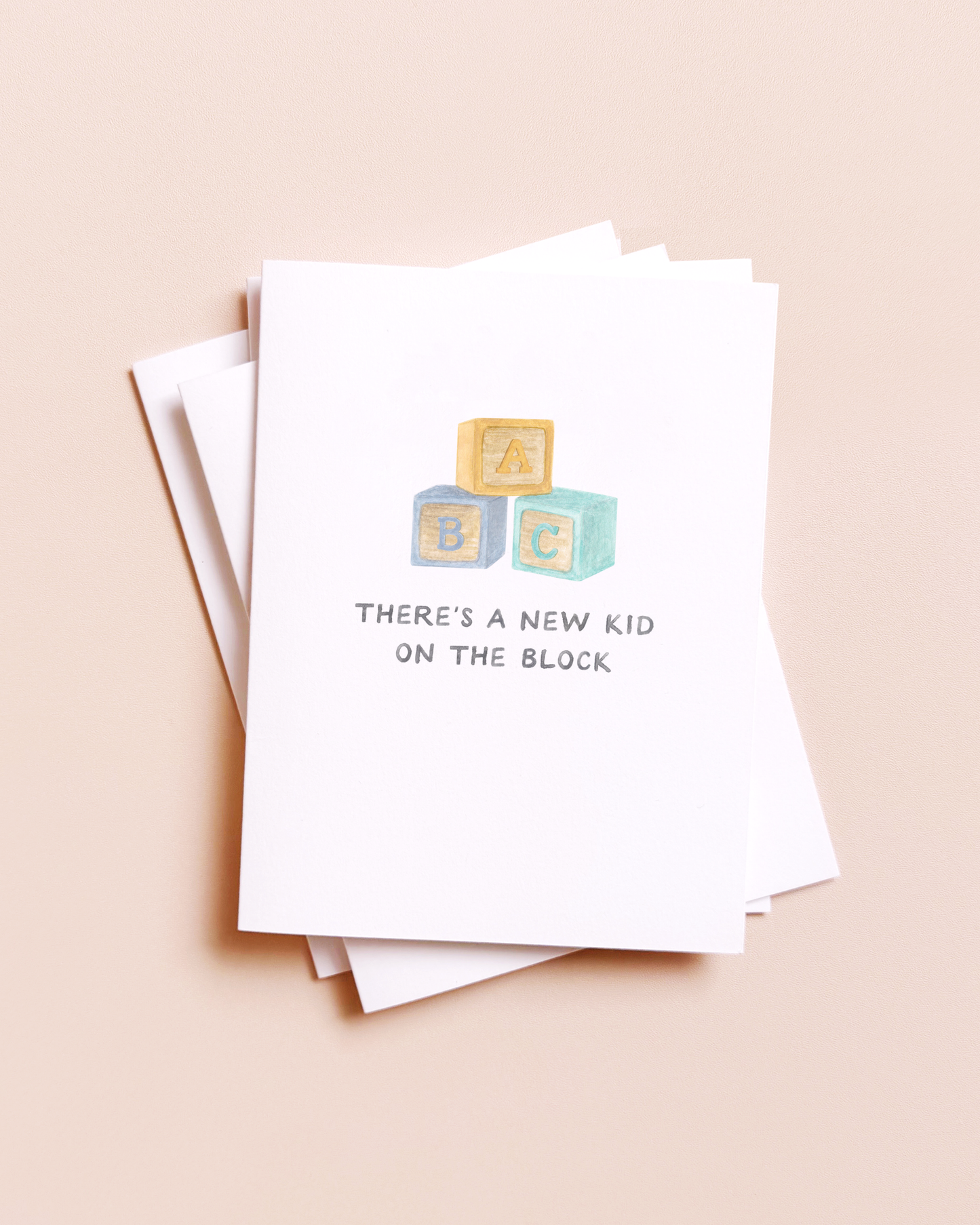New Kid On The Block — Pop Culture Pun New Baby Card