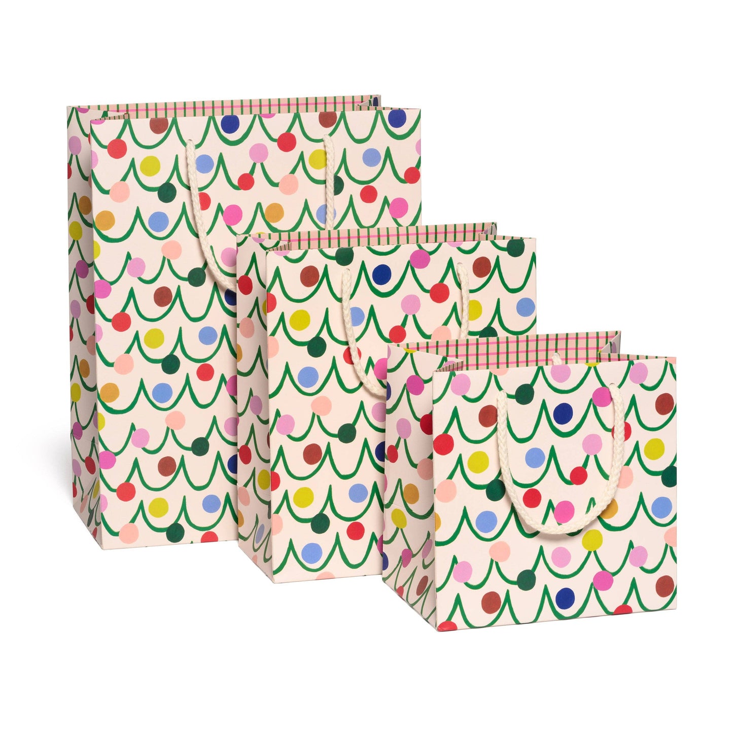 Festive Globes gift bags