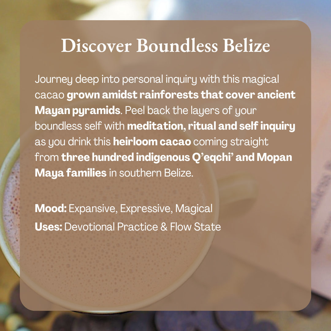 Ceremonial Cacao 1oz Sachets | Boundless Belize 100% Organic