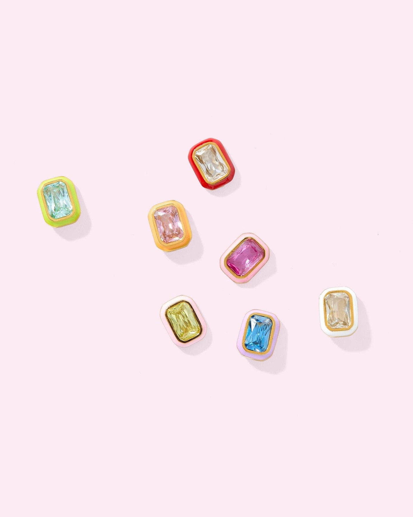 Screwback Stud Earrings - Whitney Orange Sherbet