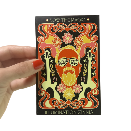 Seed Packet- Illumination Zinnia Tarot Garden + Gift