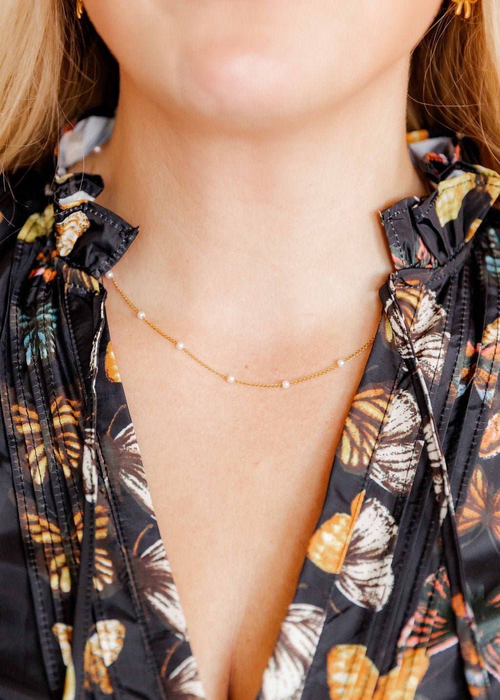 Necklace - Dabney Pearl Gold