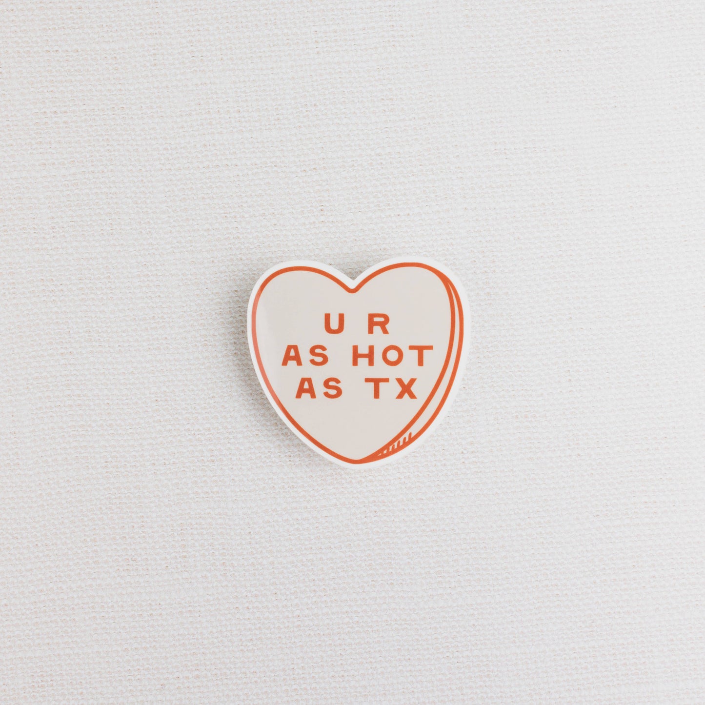 Texas Hearts Stickers