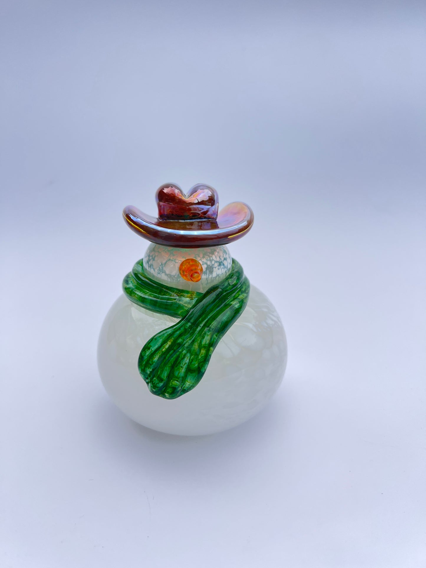 Sculpture- Snowpeople, glass