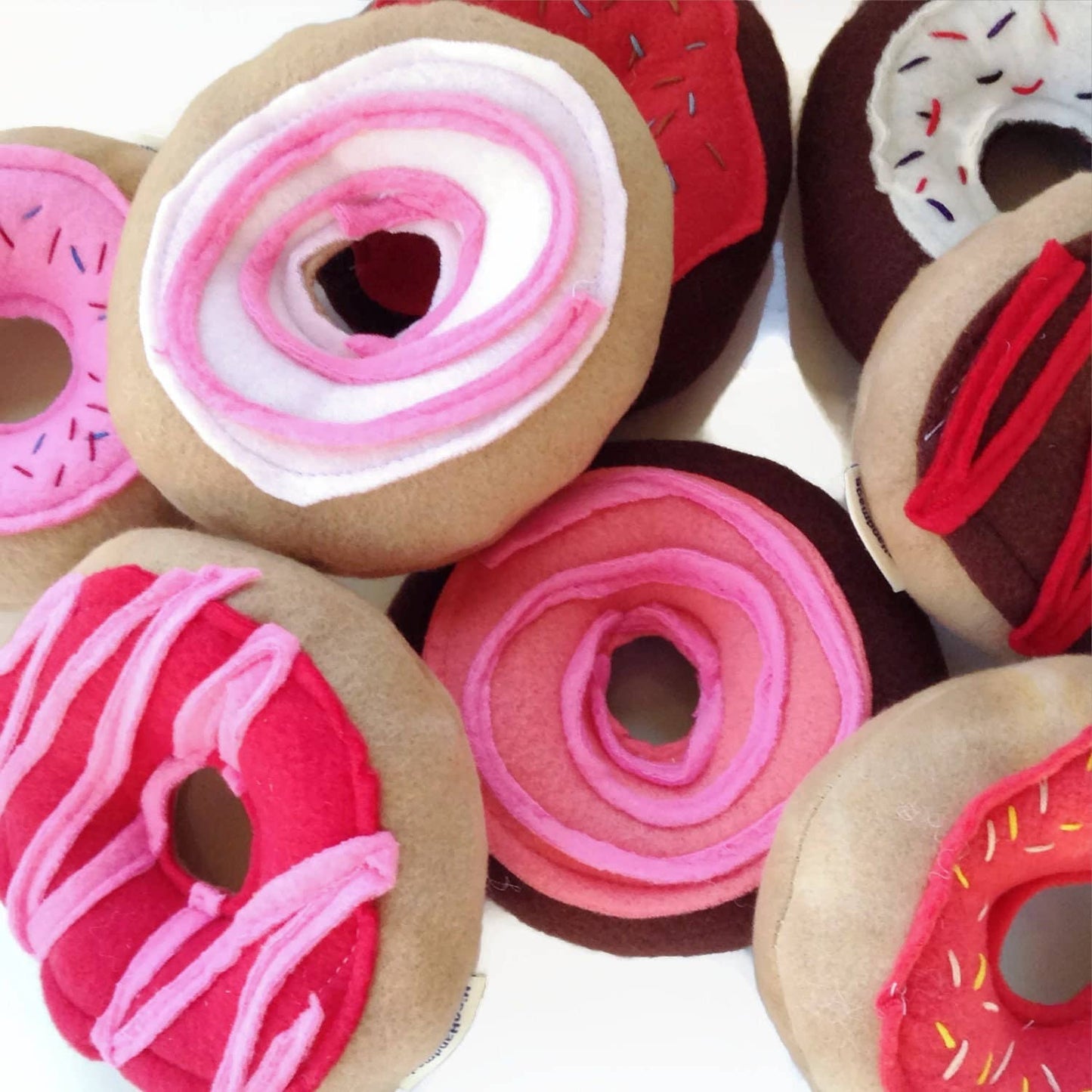 Squeaky Dog Donut toys
