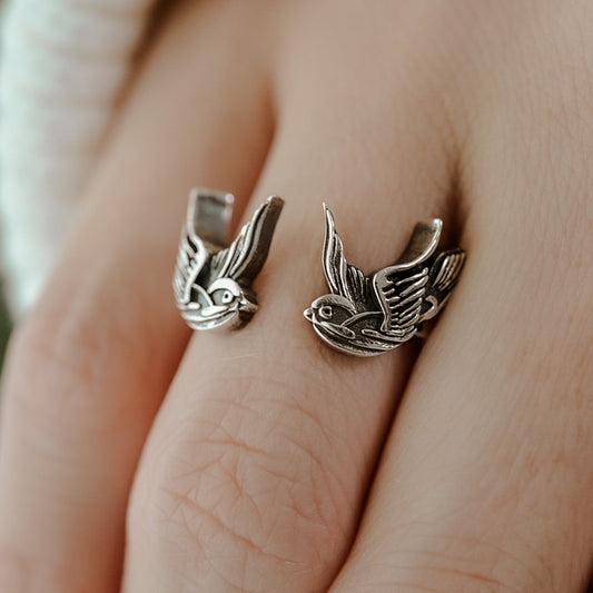 Ring- Swallow bird - SALE! - 1