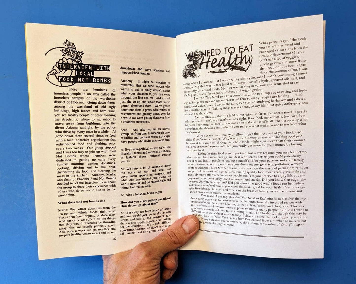 We Need To Eat! (Zine)